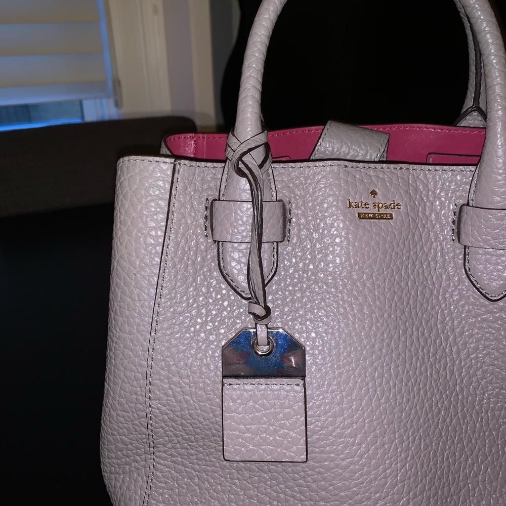 Kate Spade Carter Street Devlin small satchel Gray